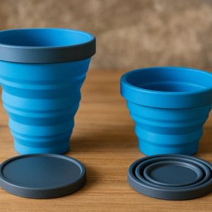 13 Collapsible Silicone Cup Set of 2 for Camping and Backpacking