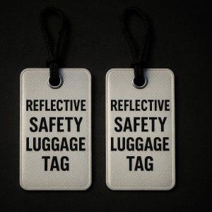 7 Reflective Safety Luggage Tags for Night Time Visibility